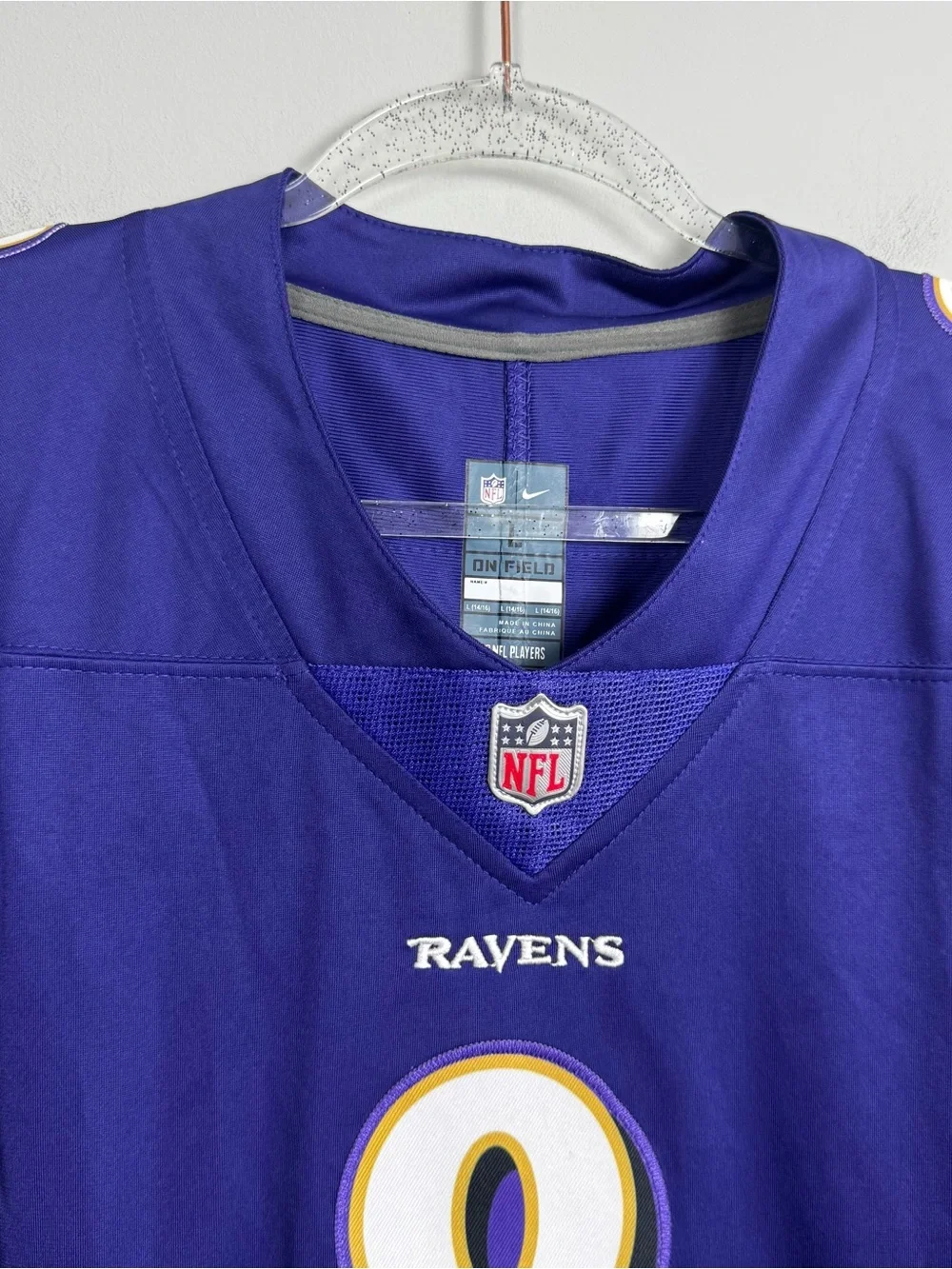 NFL x NIKE | On Field NEW Baltimore Ravens Jersey Lamar Jackson 8 Kids Size L